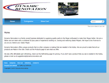 Tablet Screenshot of dynamicrenovation.net